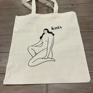 Linen shopping bag, knix